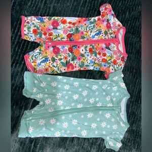 Floral and Daisy Baby Rompers